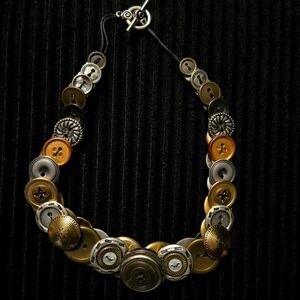 STEAMPUNK Button Necklace!